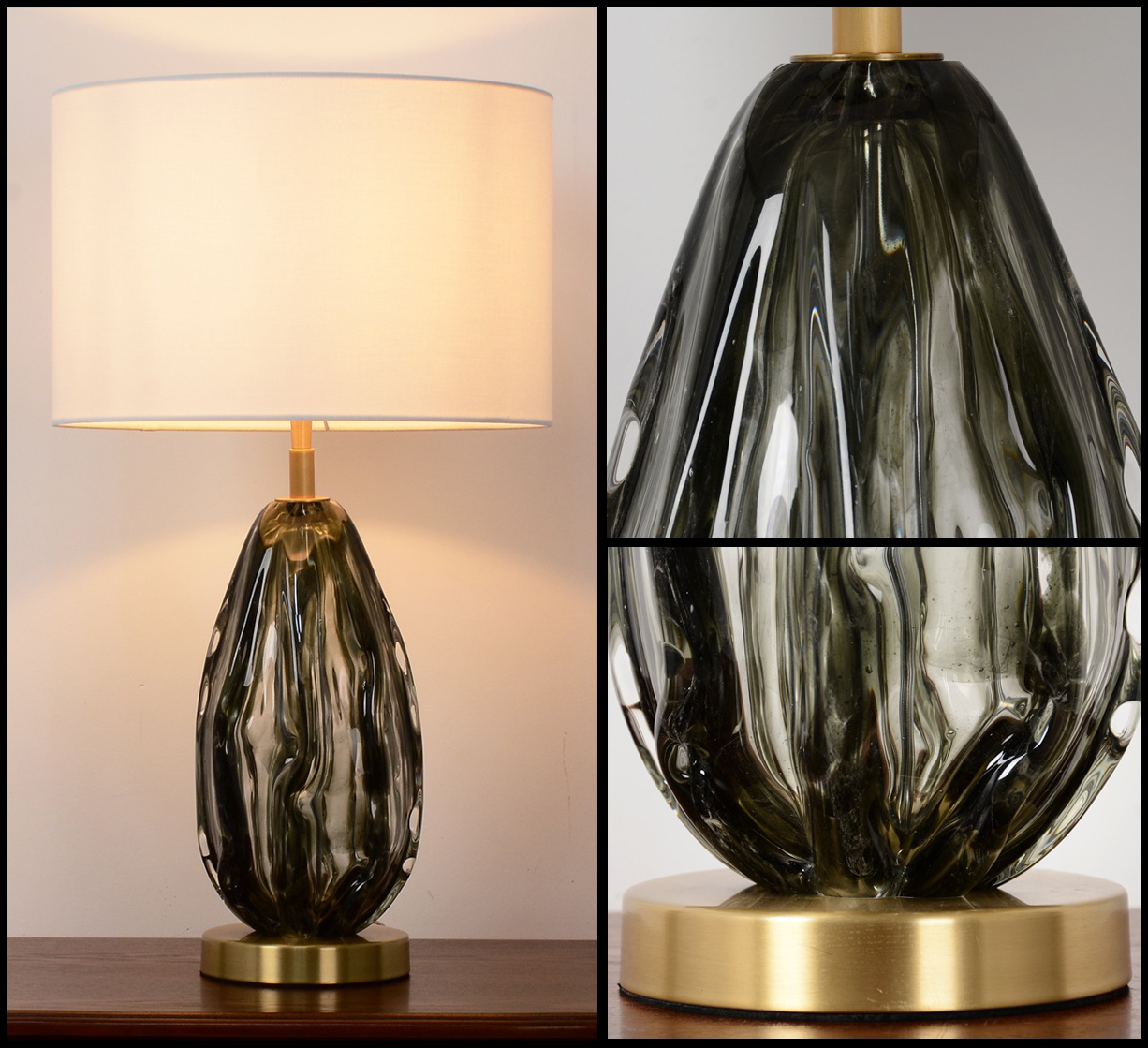 настольная лампа delight collection crystal table lamp brtl3203r