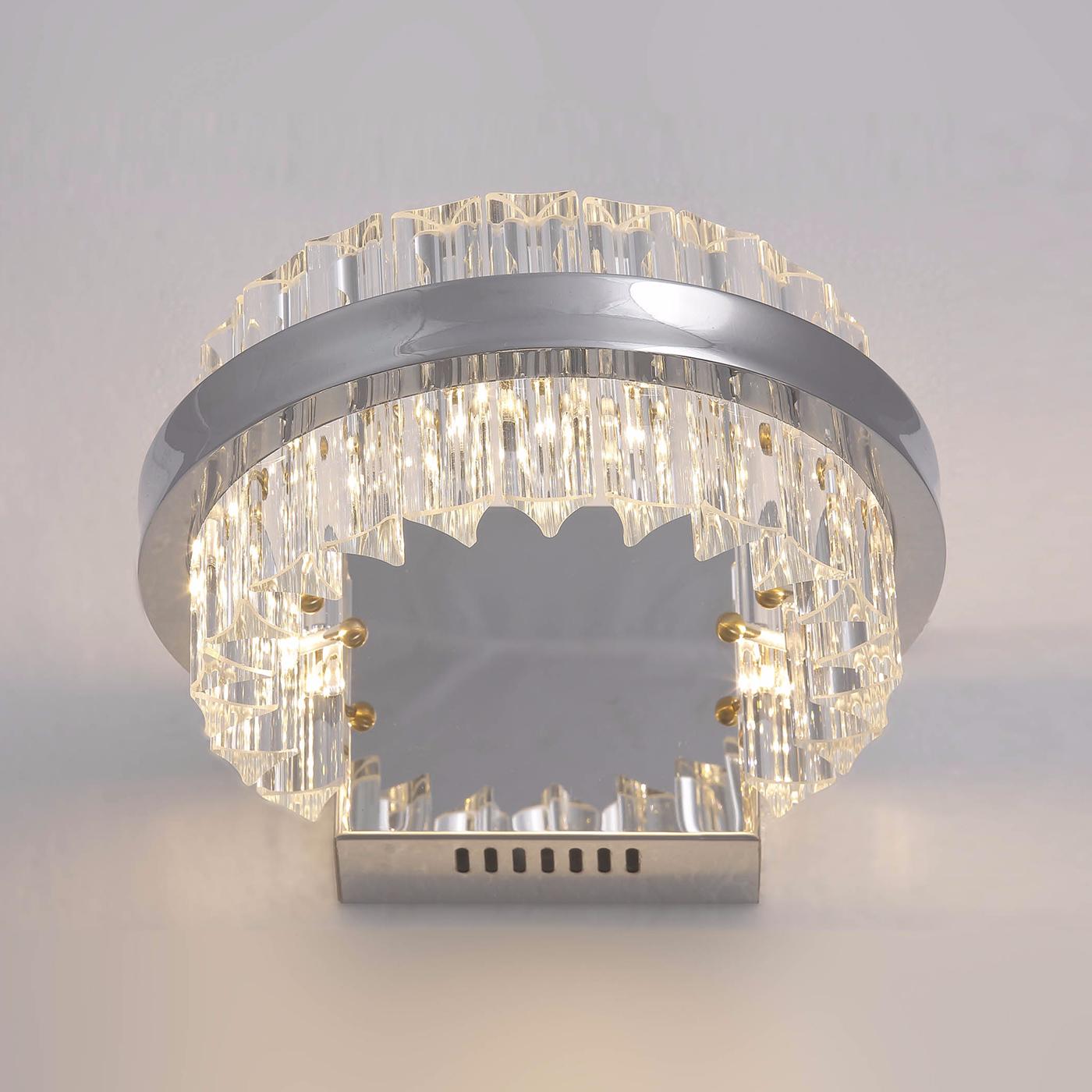 настенный светильник saturno wg6100 chrome delight collection