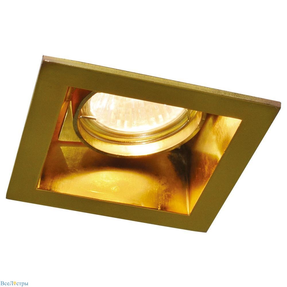 встраиваемый светильник arte lamp cryptic a8050pl-1go