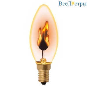 IL-N-C35-3/RED-FLAME/E14/CL