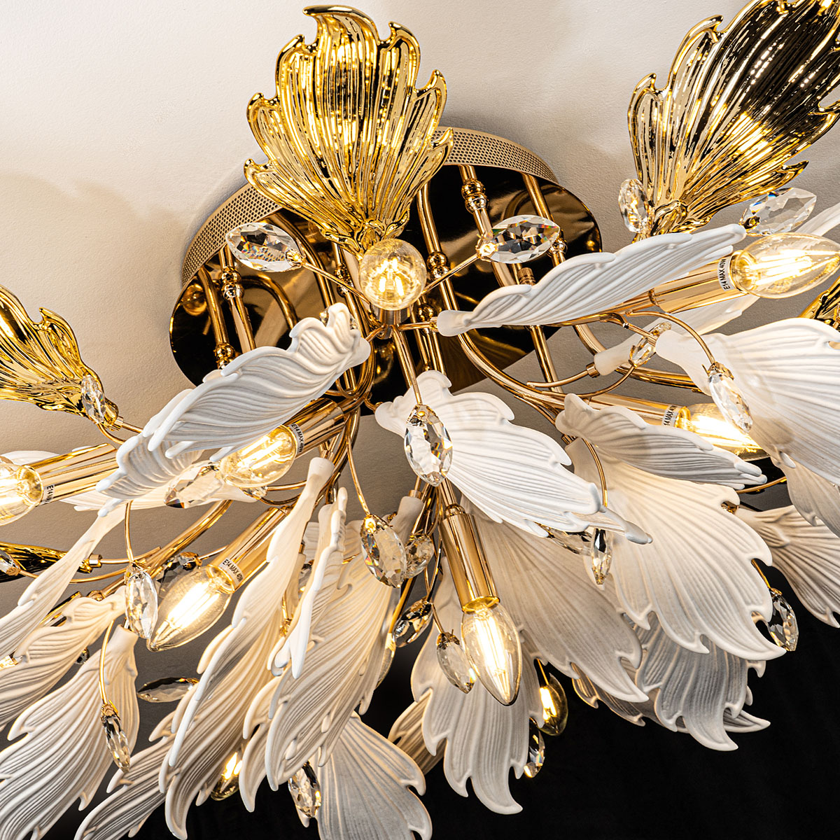 потолочная люстра modelux ml.6869.850 gd