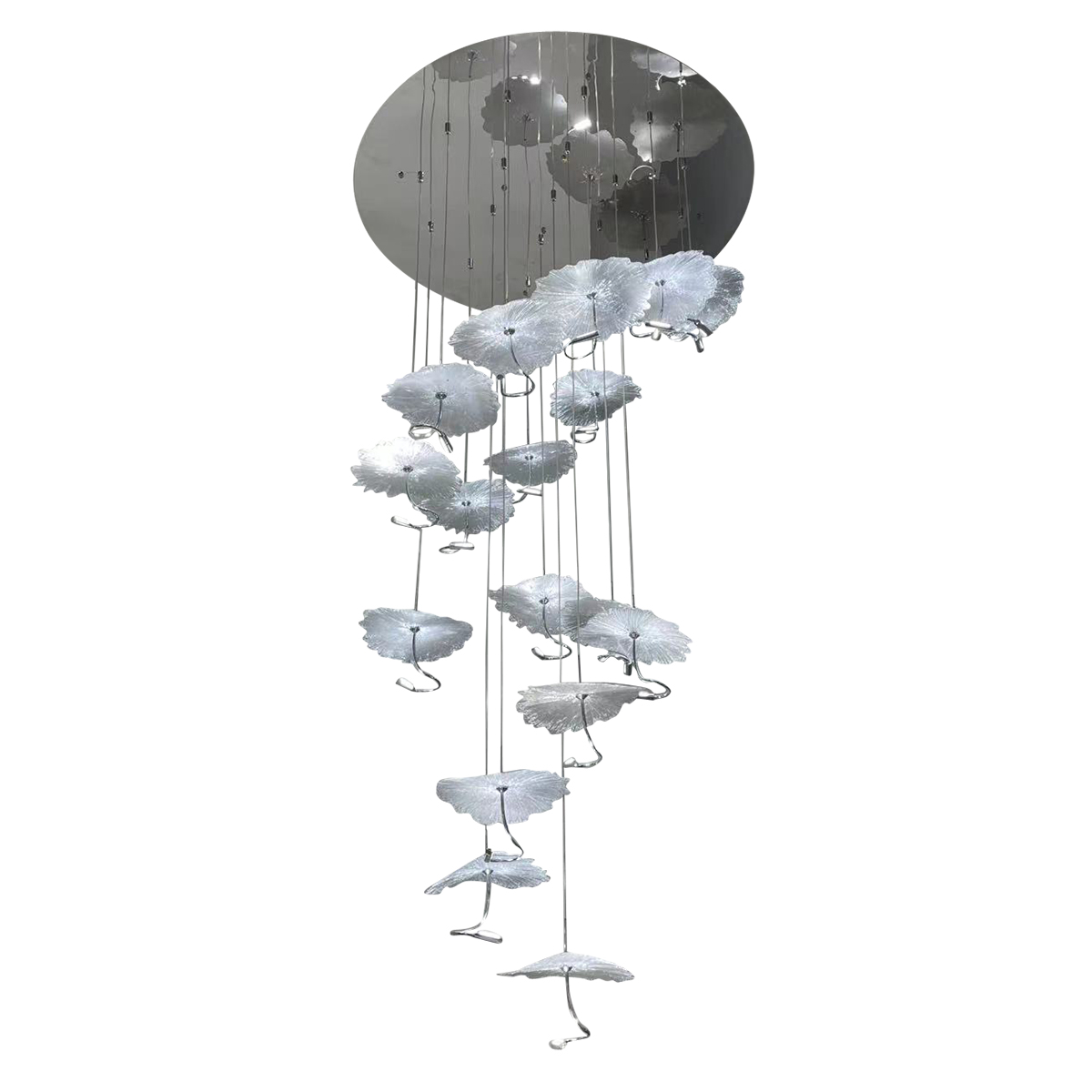 подвесная люстра delight collection x-8827p/19 silver