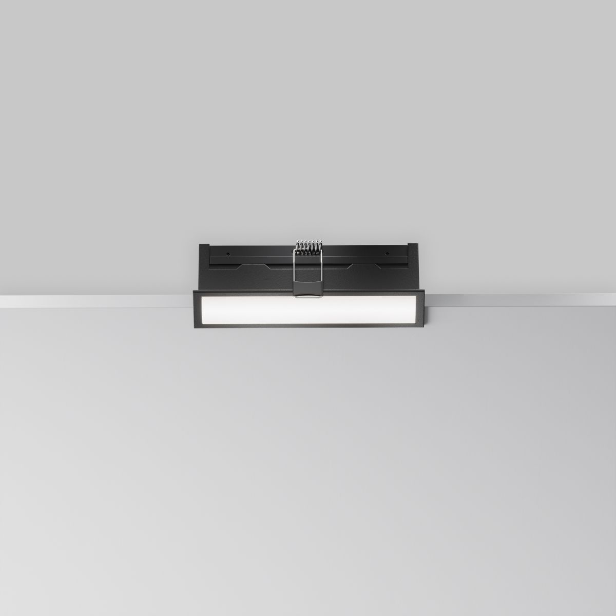 встраиваемый светильник maytoni basis dl066-12w3-6k-b