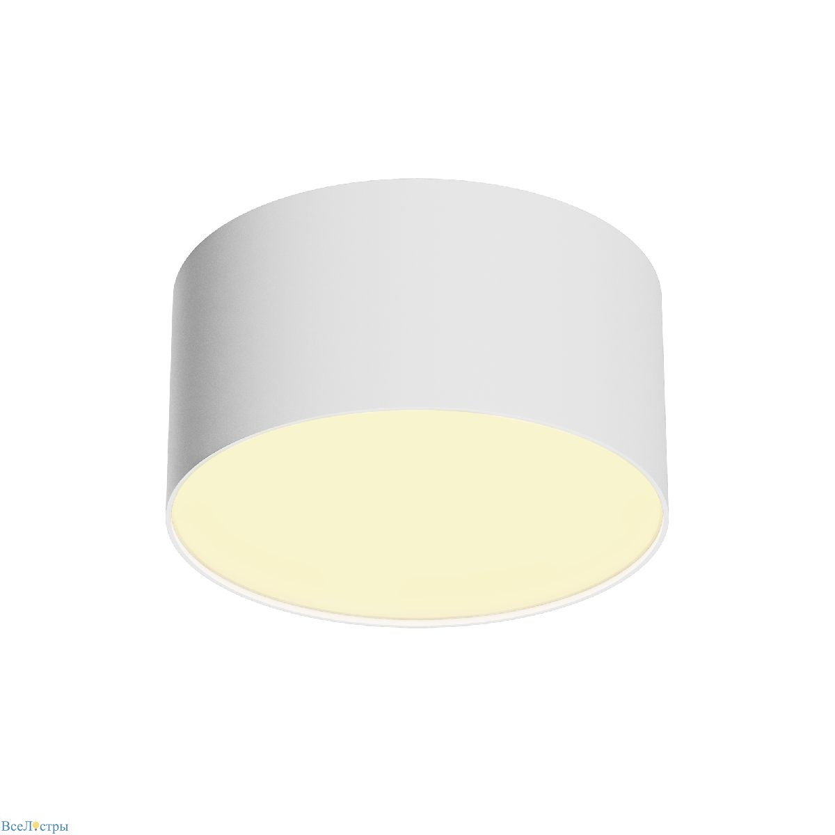 накладной светильник maytoni zon c032cl-12w2.7k-rd-w
