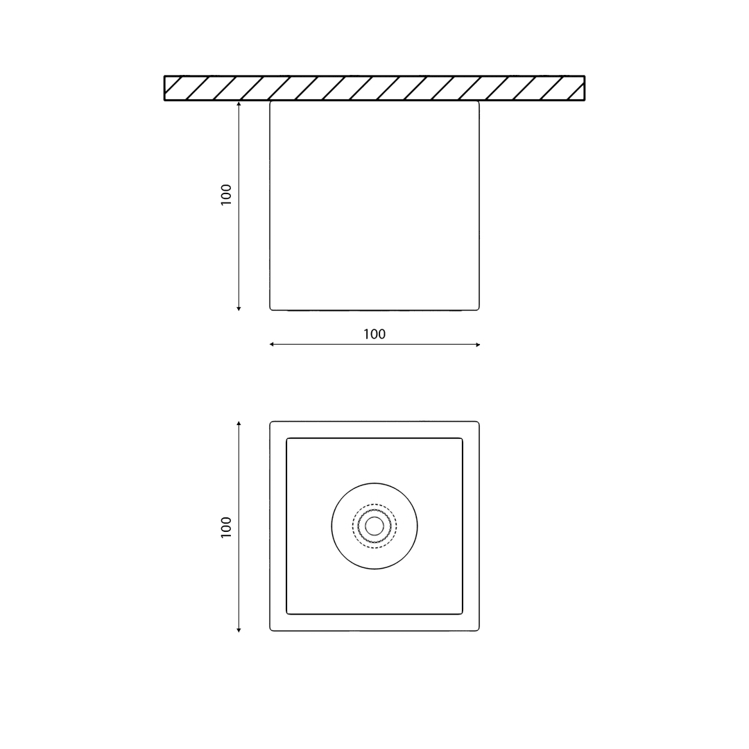 накладной светильник designled spl-cb-18-wh-ww 002328