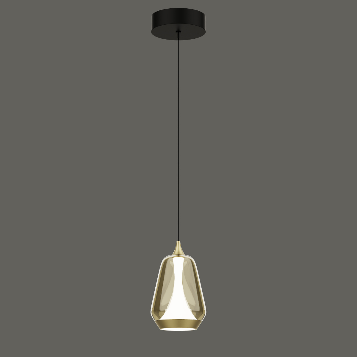 подвесной светильник delight collection md24001011-1a brass/champagne