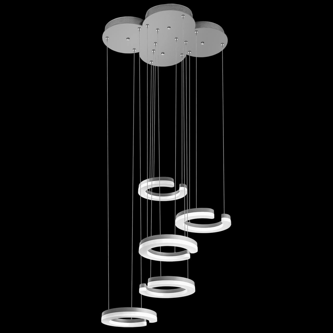 подвесная светодиодная люстра lightstar unitario 763439