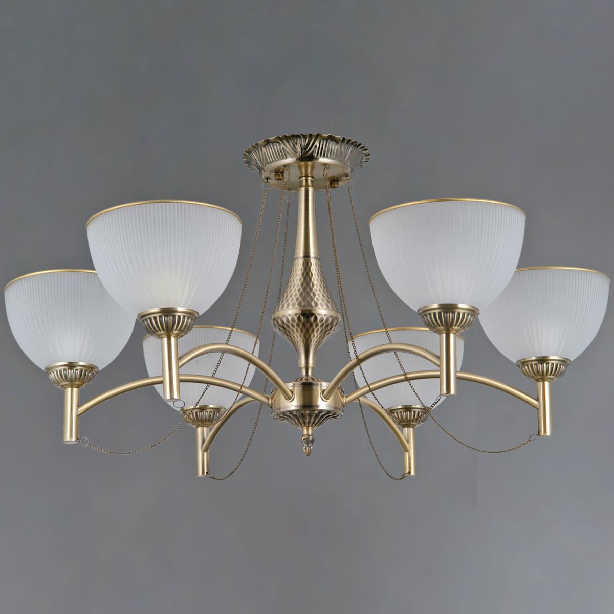 люстра на штанге illumico il0653-6csq-25ab elite