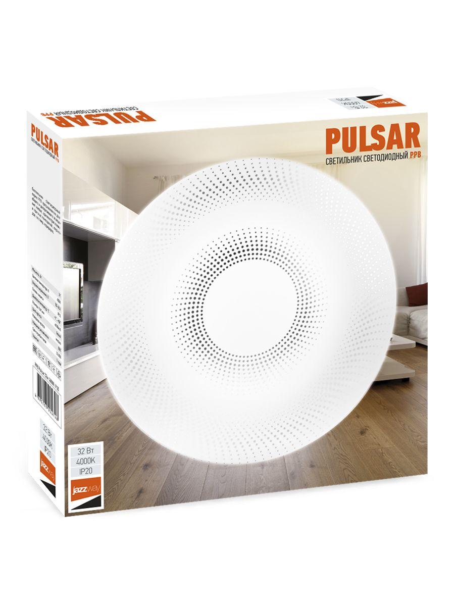 настенно-потолочный светодиодный светильник jazzway ppb pulsar 5024748