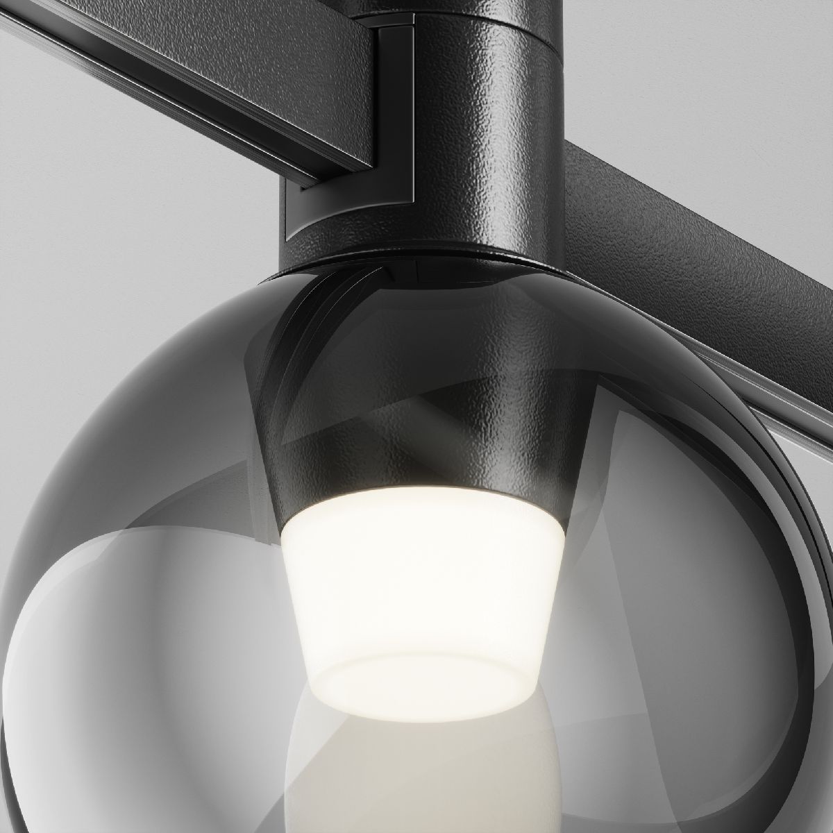 трековый магнитный светильник maytoni bubble tr148-1-3w4k-b
