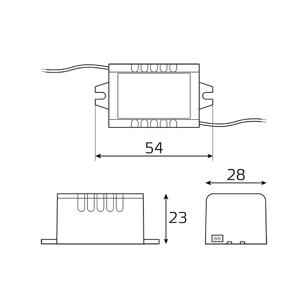 блок питания gauss 5w 12v ip67 bt520
