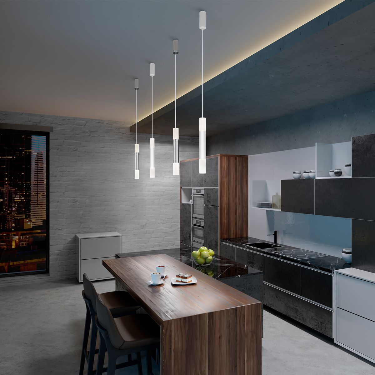 подвесной светильник eurosvet axel 50210/1 led белый