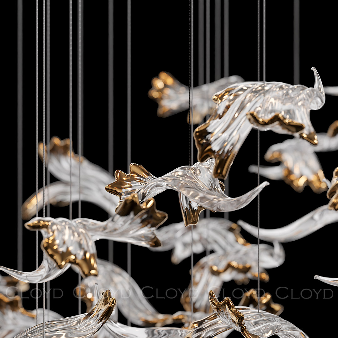 каскадная люстра cloyd aeria 60003