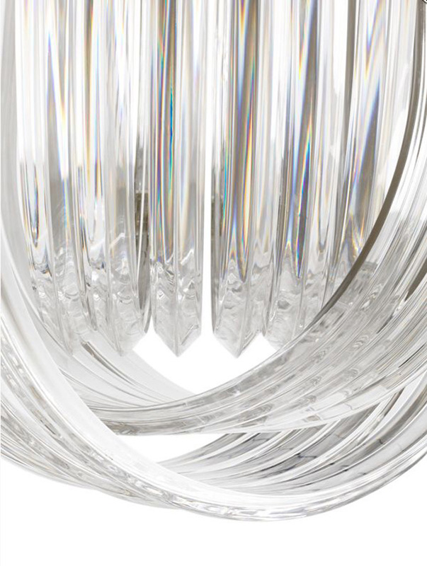 подвесная люстра delight collection murano glass kr0116p-6 black
