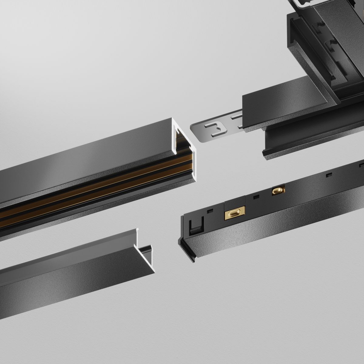 декоративная накладка maytoni technical exility x tra239dc-1b