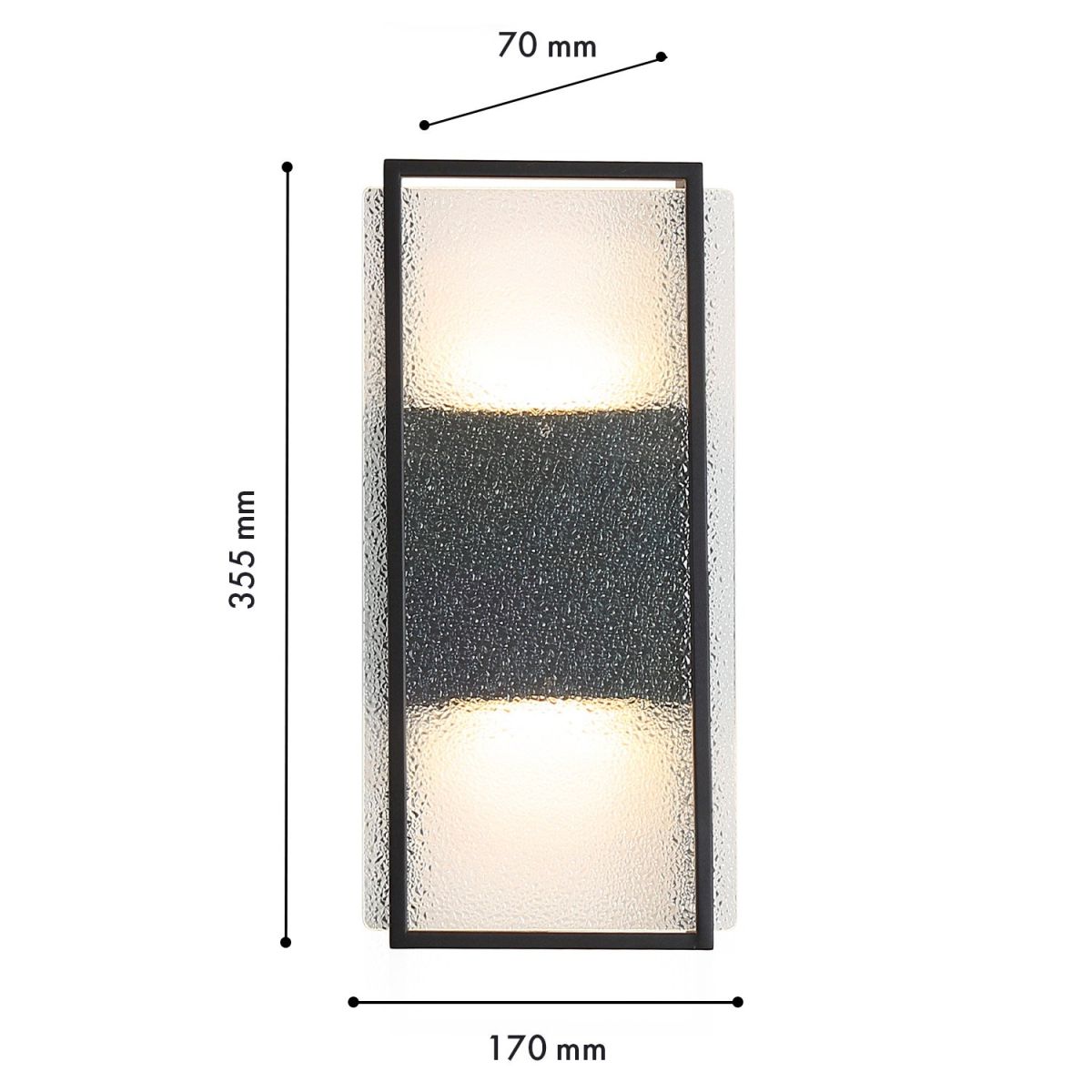 уличный настенный светильник  favourite powder 4826-2w