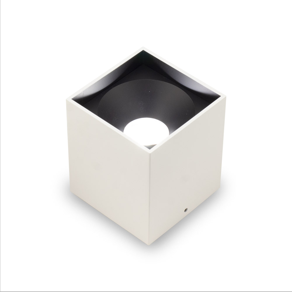 накладной светильник am group am482 bk+wh 10w