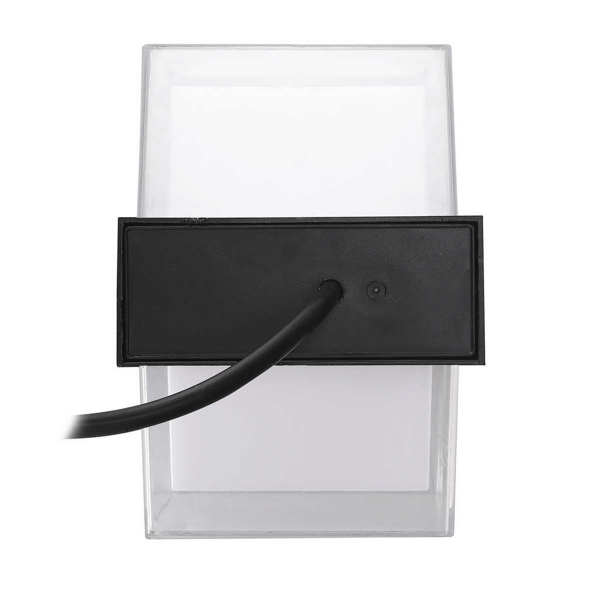 уличный настенный светодиодный светильник uniel ulu-p26b-2x5w/4000k ip65 black ul-00010518