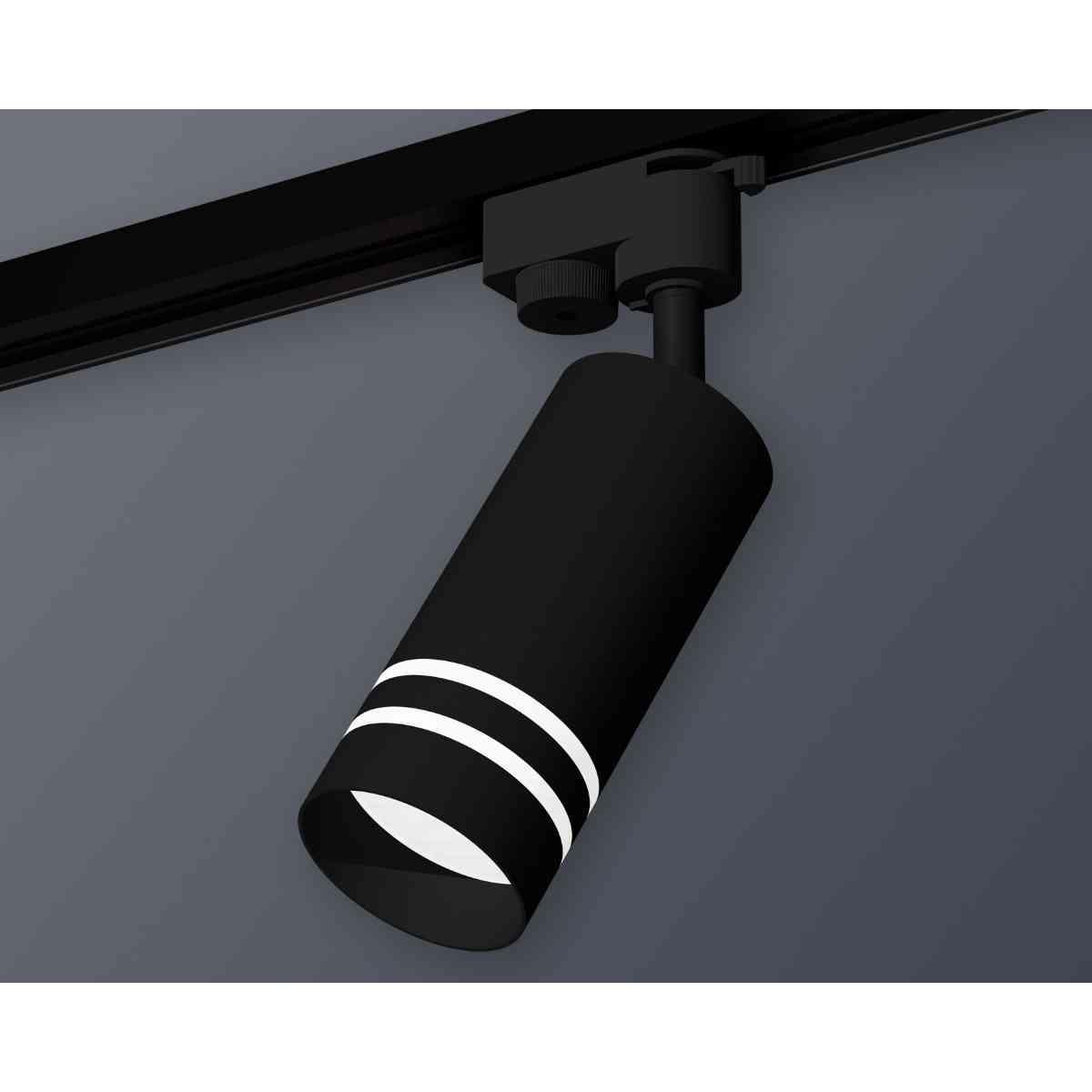 комплект трекового светильника ambrella light track system xt6323121 sbk/fr черный песок/белый матовый (a2521, c6323, n6236)