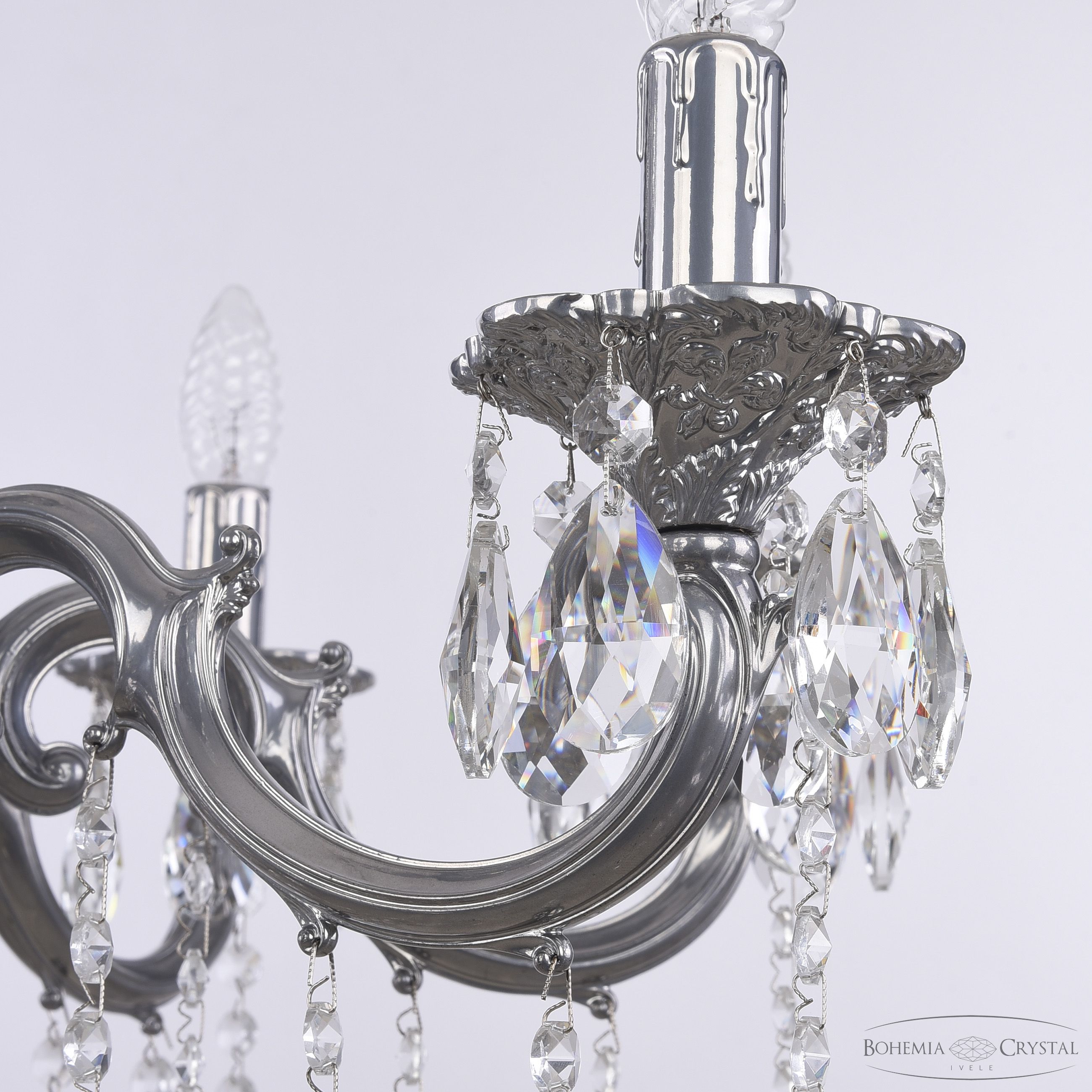 подвесная люстра bohemia ivele crystal al78101/8/210 a cg