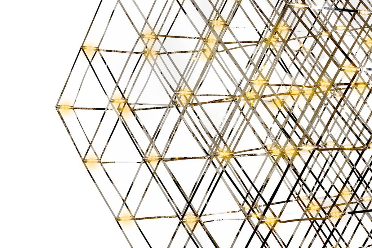 подвесной светодиодный светильник iledex stratosphere fq-600-100 cr