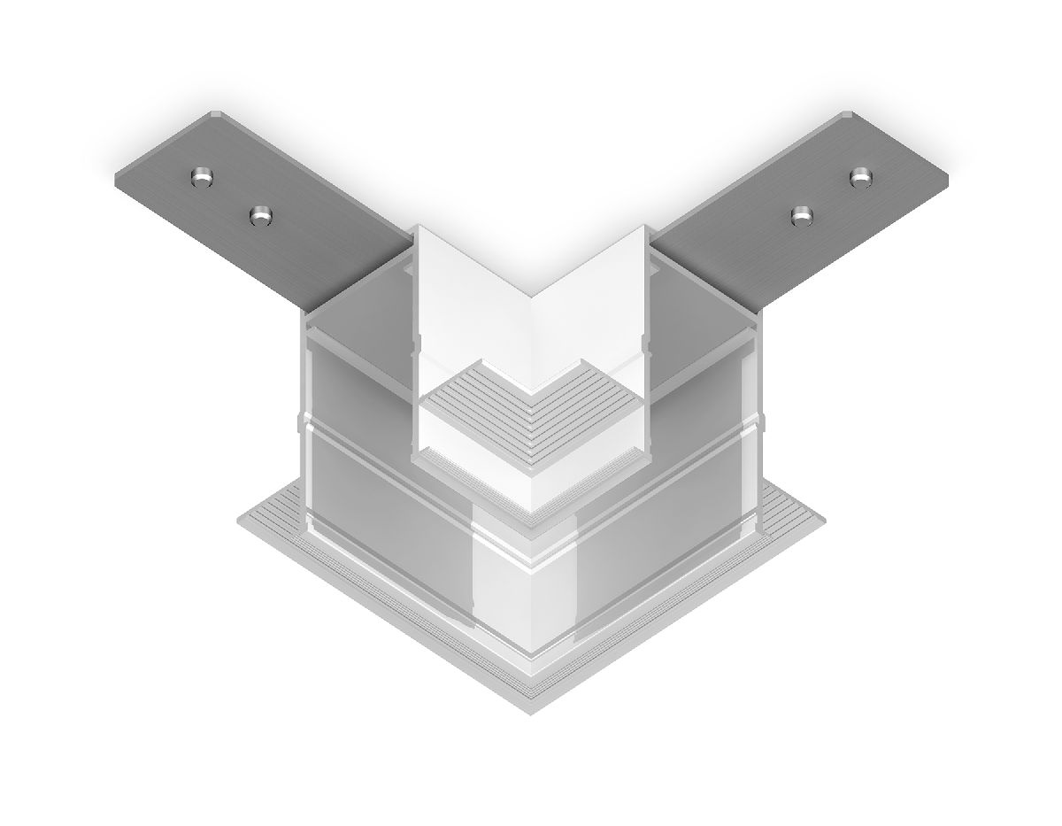 коннектор угловой ambrella light magnetic 220v gl1039