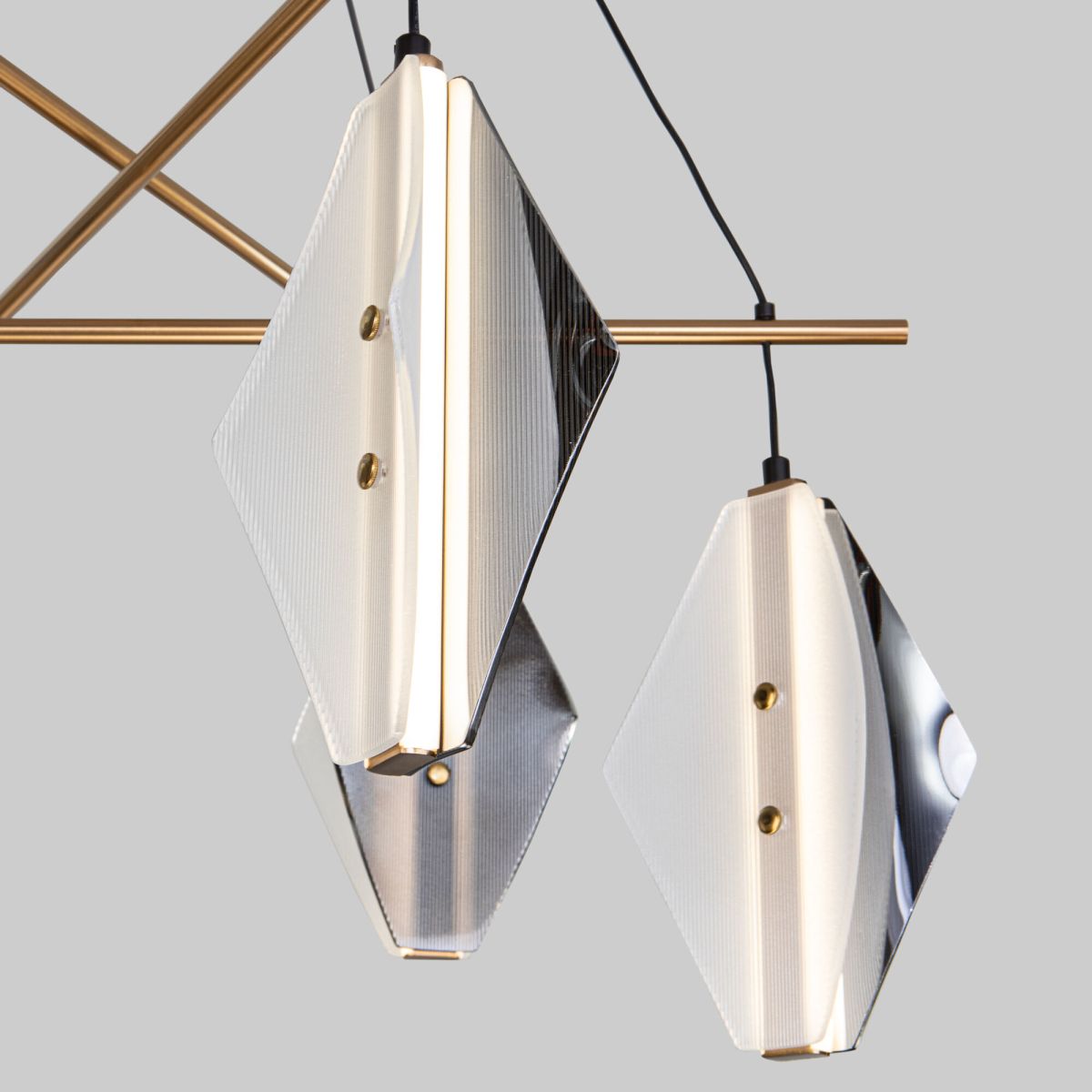 подвесной светильник eurosvet glare 301054 led латунь a071576