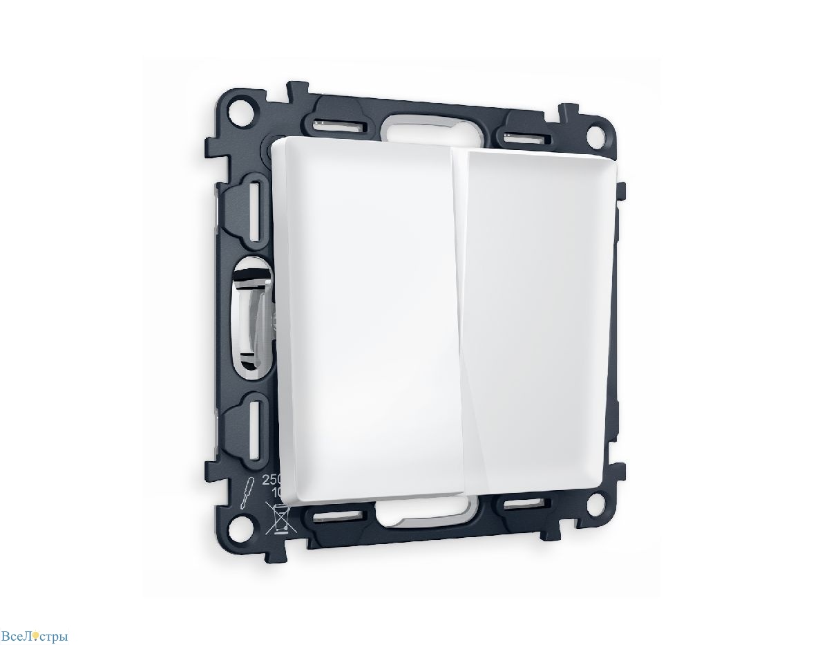 комплект механизма 2-кл выключателя ambrella volt alfa ma123010