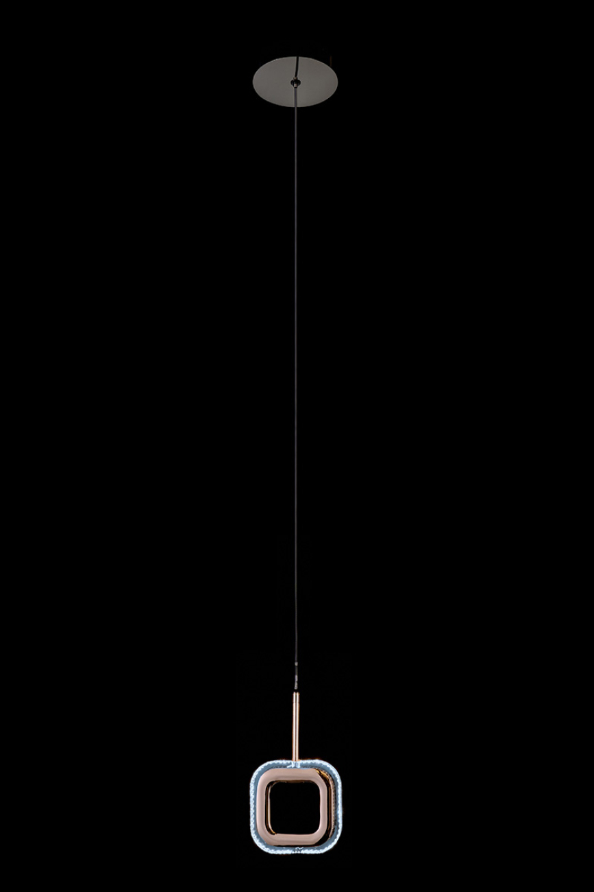 подвесной светильник theona le7701/1s black chrome