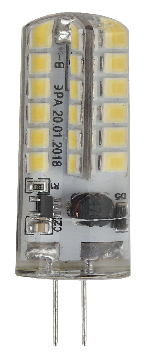 лампа светодиодная эра g4 3,5w 4000k led jc-3,5w-12v-840-g4 б0033196