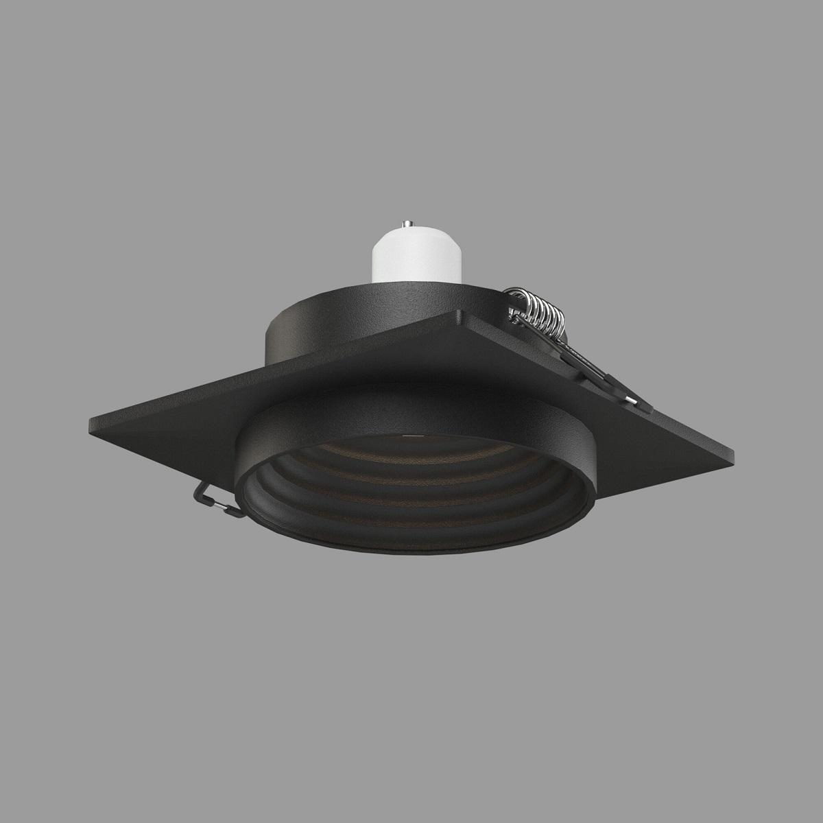 встраиваемый светильник elektrostandard senso 25006/01 gu10 черный a064249