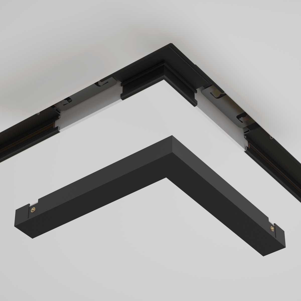 коннектор угловой maytoni technical tra172cl-12b