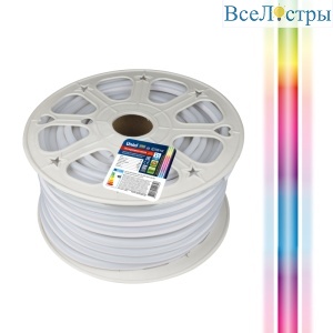 ULS-N22-5050-80LED/m-8mm-IP67-220V-10W/m-50M-RGB бобина