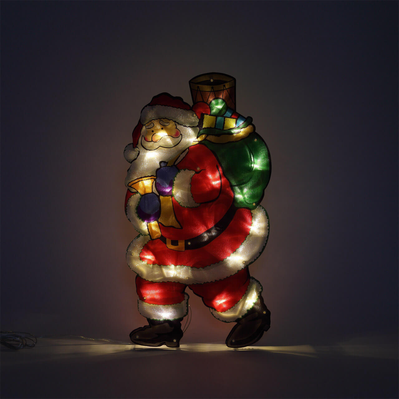 светодиодная фигура дед мороз эра eniof-08 б0041938