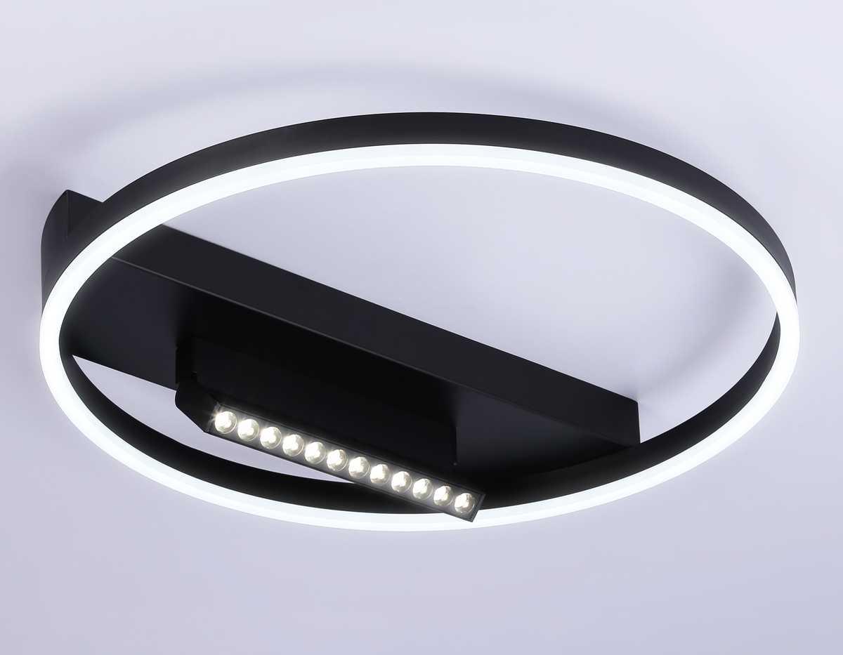 потолочный светодиодный светильник ambrella light comfort linetech fl51458