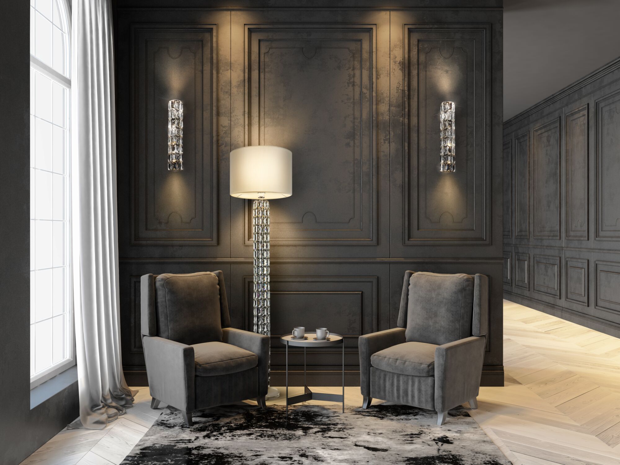торшер maytoni talento dia008fl-01ch