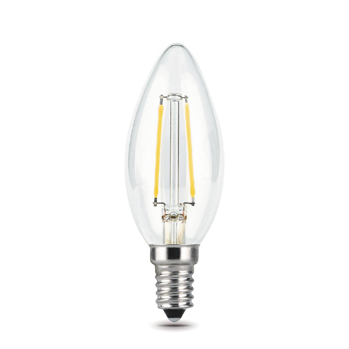 лампа светодиодная gauss e14 5w 4100k прозрачная 103801205