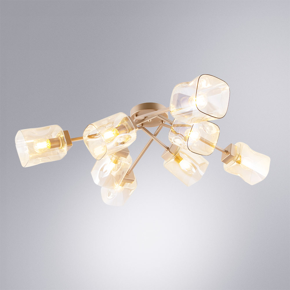 потолочная люстра arte lamp amfora a2318pl-8sg