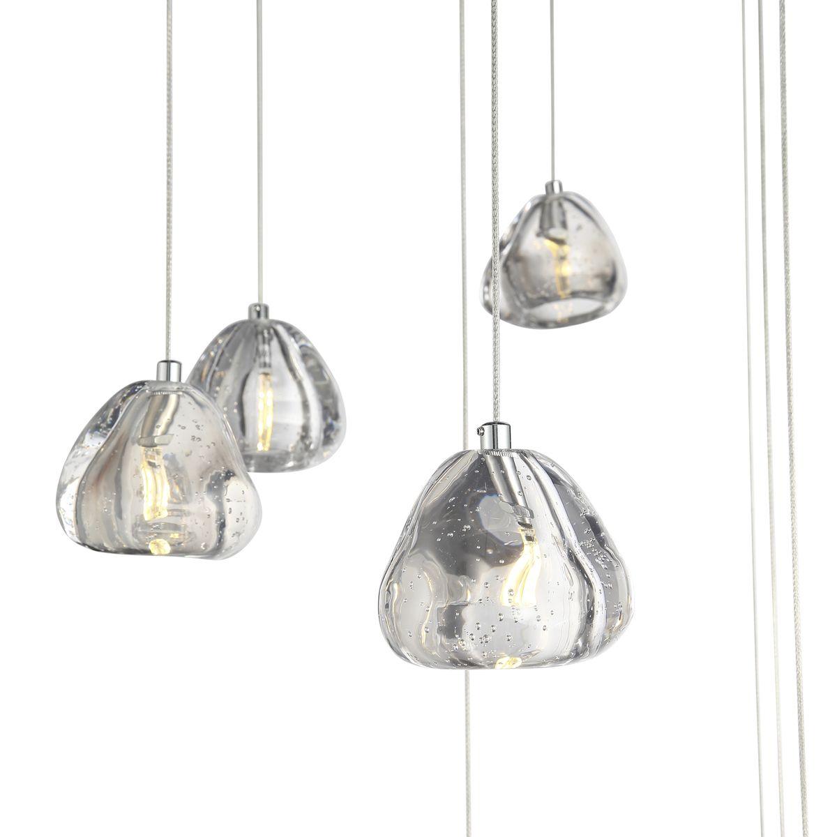 подвесная светодиодная люстра st luce waterfall sl6017.101.13