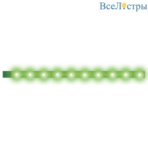 ULS-N21-2835-120LED/m-8mm-IP67-220V-8W/m-50M-GREEN бобина