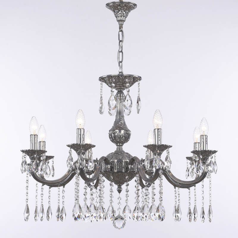 подвесная люстра bohemia ivele crystal al78101/8/250 a cg