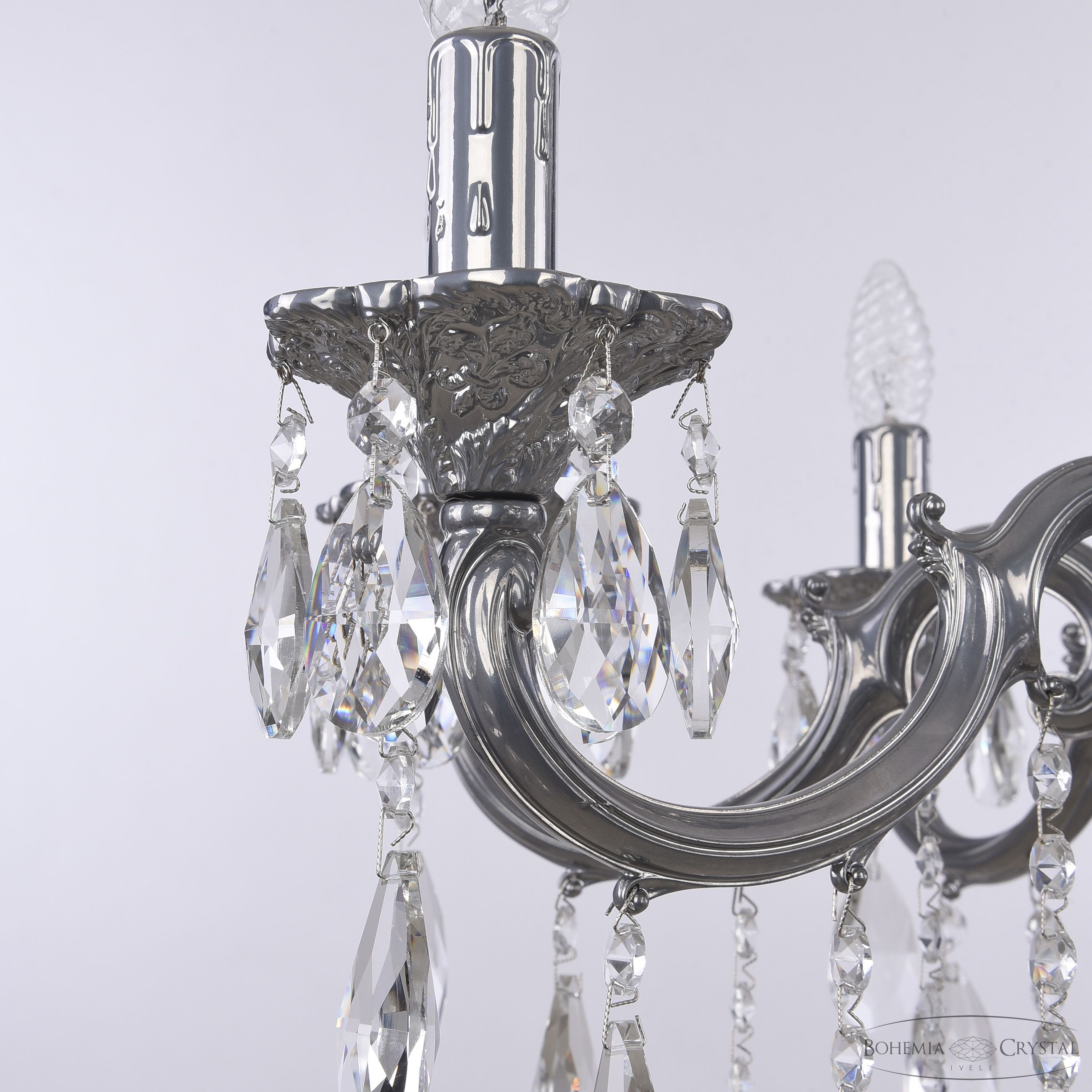 подвесная люстра bohemia ivele crystal al78101/8/210 b cg