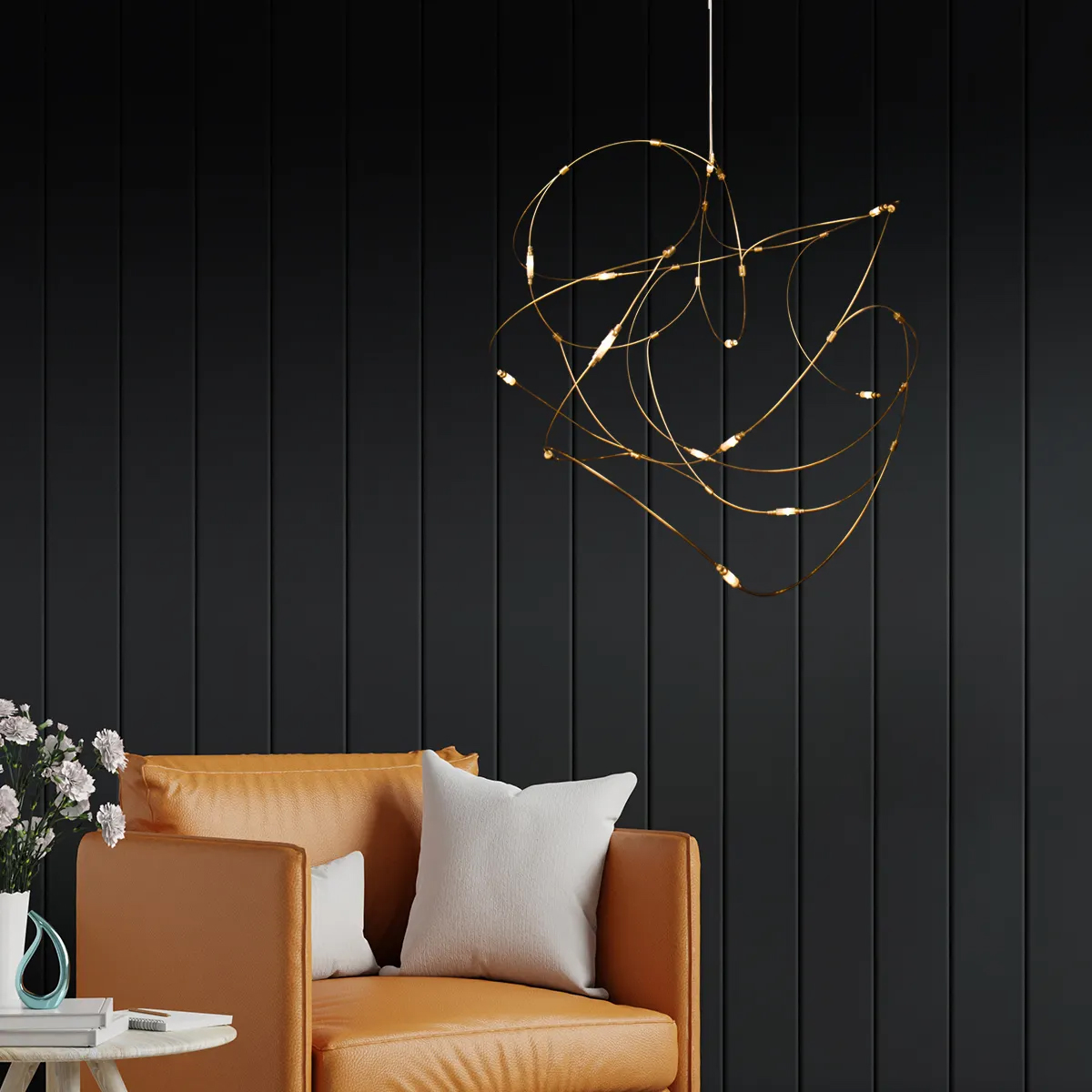 подвесной светильник delight collection 10154p/d800 gold