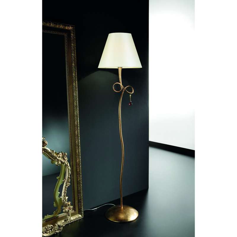 торшер mantra paola painted gold 3543