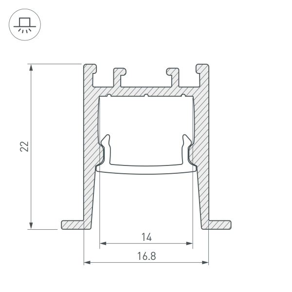 профиль arlight sl-comfort 031770