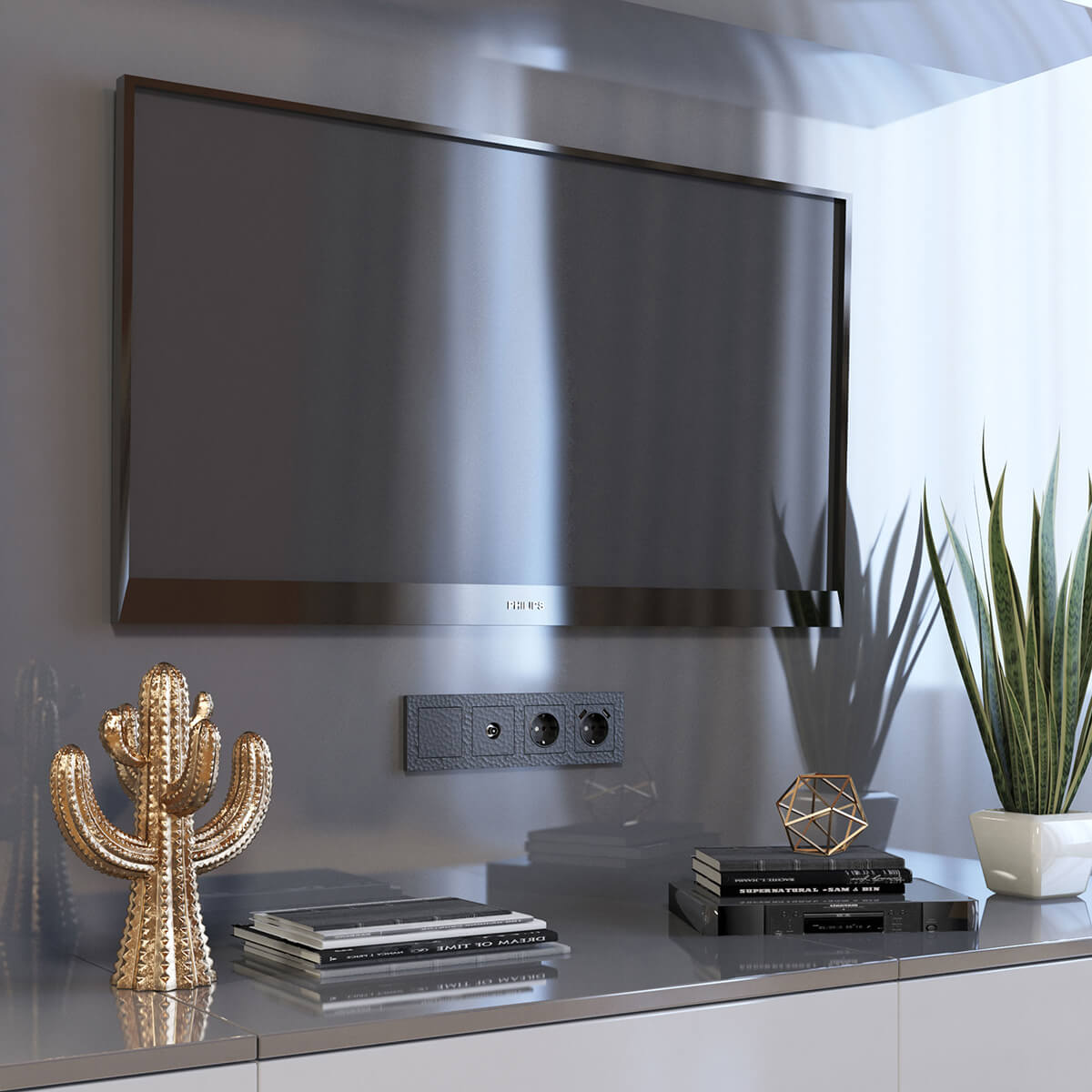 рамка werkel hammer черный 4690389163494