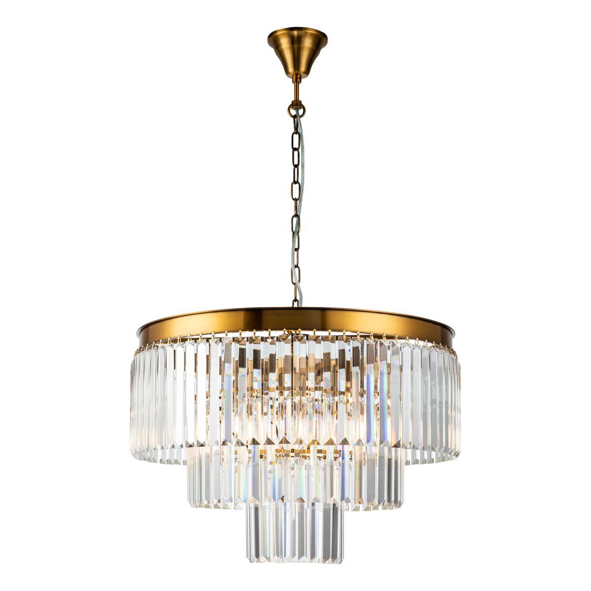 подвесная люстра ilamp triumph 7383/8p brass