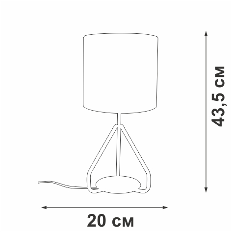 настольная лампа vitaluce v2899-0/1l