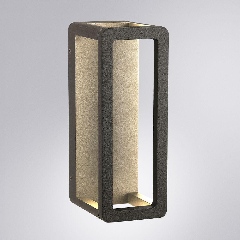 уличный настенный светодиодный светильник arte lamp hassaleh a3374al-1bk