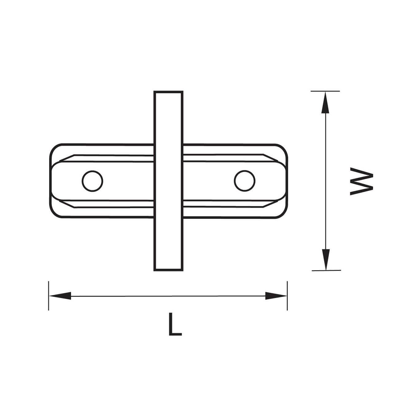 коннектор прямой lightstar barra 501107